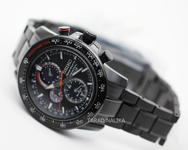 นาฬิกา SEIKO Sportura Perpetual Solar SSC427P1  black ip 2