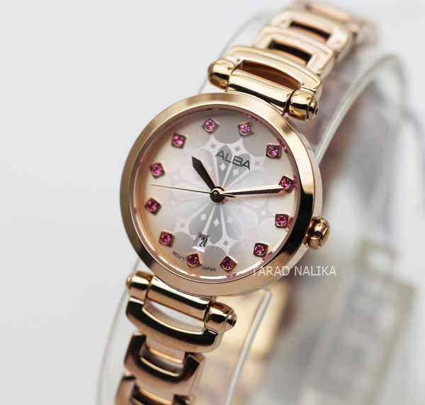 นาฬิกา ALBA modern ladies AH7N78X1 เรือนทอง pinkgold