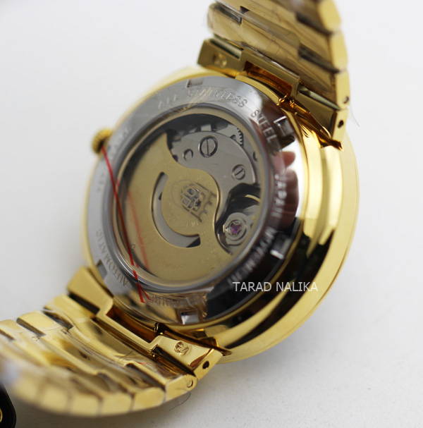 นาฬิกา Olym pianus sportmaster automatic sapphire 8909AM-434 เรือนทอง หน้าปัดขาว 2