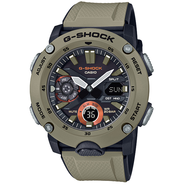 นาฬิกา CASIO G-Shock Carbon Core Guard GA-2000-5ADR (ประกัน CMG)