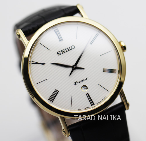 นาฬิกา SEIKO Premier Classic Watch SKP396P1 เรือนทอง 1