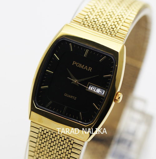 นาฬิกา Pomar Quartz Gent PM73540GG04 เรือนทอง