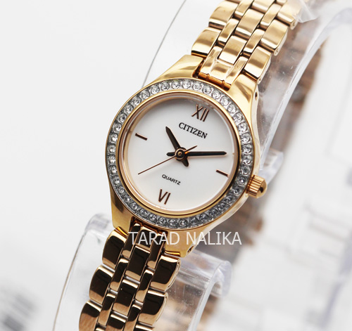 นาฬิกา CITIZEN lady crystal EJ6143-59A pinkgold