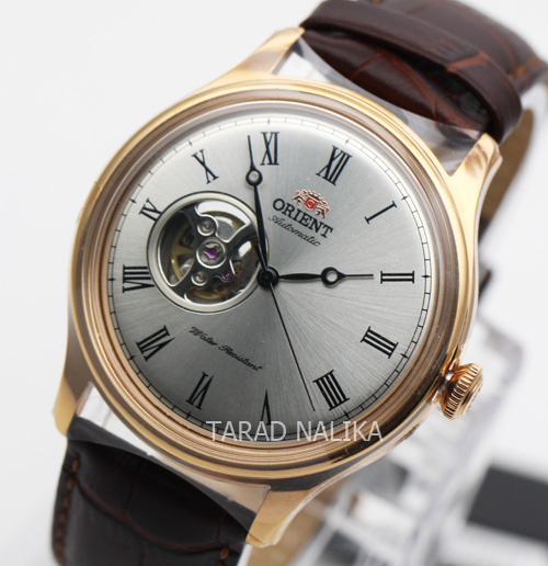 นาฬิกา Orient Automatic Semi skeleton สายหนัง ORAG00001S