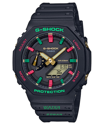 นาฬิกา CASIO G-Shock Carbon Core Guard GA-2100TH-1ADR (ประกัน CMG)