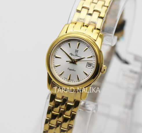 นาฬิกา Olym pianus sapphire lady 5672L-406E เรือนทอง