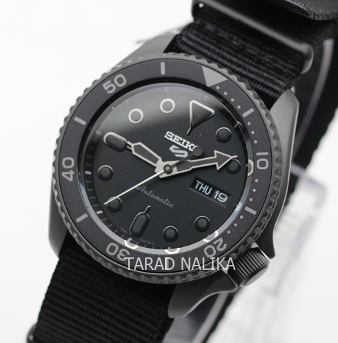 นาฬิกา SEIKO 5 Sports New Automatic SRPD79K1 (Super Black) สายผ้า