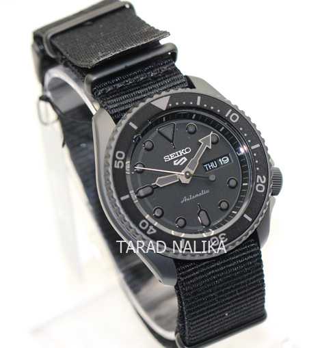 นาฬิกา SEIKO 5 Sports New Automatic SRPD79K1 (Super Black) สายผ้า 1