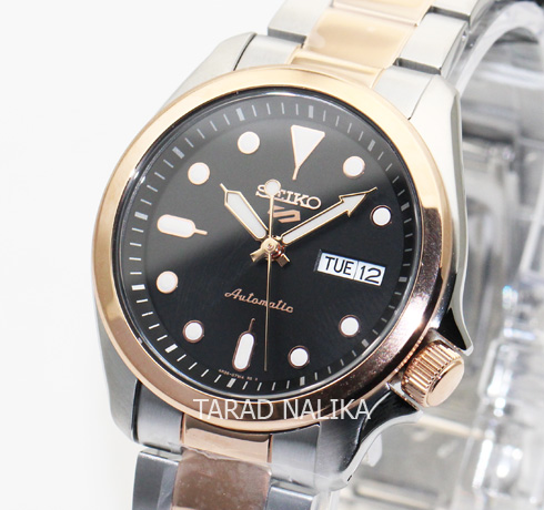 นาฬิกา SEIKO 5 Sports New Automatic SRPE58K1 สองกษัตริย์ pinkgold