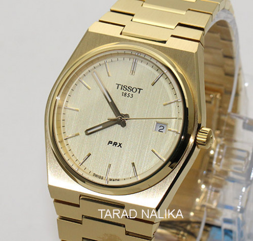 นาฬิกา TISSOT PRX  Swiss quartz  T137.410.33.021.00 เรือนทอง