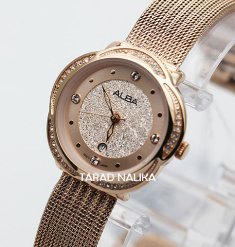 นาฬิกา ALBA modern ladies AH7X08X1 pinkgold