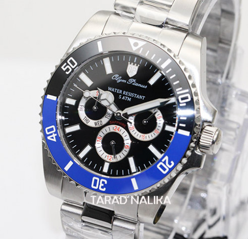 นาฬิกา Olym pianus sapphire submariner 899833G1-407 New Size 40 mm ฺฺBATMAN ขอบเซรามิค