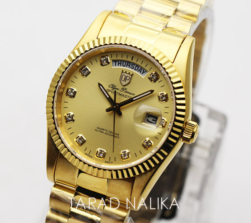 นาฬิกา Olym pianus sportmaster sapphire 89322-4-447 เรือนทอง