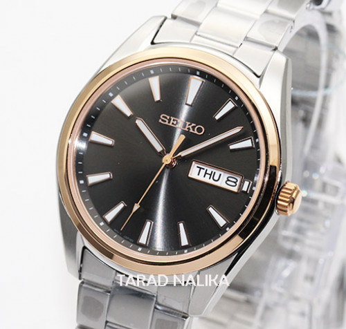 นาฬิกา SEIKO ควอทซ์ sapphire Gent หรูเรียบ ภูมิฐาน SUR344P1