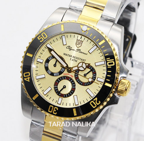 นาฬิกา Olym pianus sapphire submariner 899833G1-407 New Size 40 mm สองกษัตริย์ หน้าปัดทอง