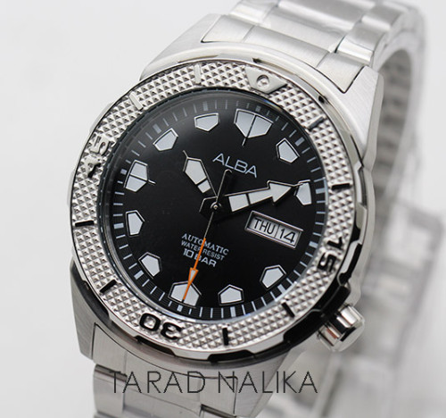 นาฬิกา ALBA  Sportive Automatic AL4561X1 ขนาด 42 มม. หน้าปัดดำ