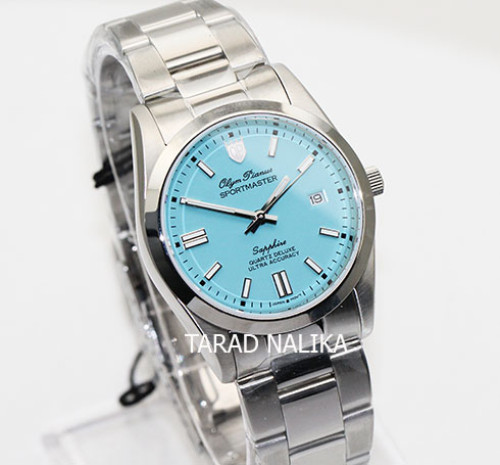 นาฬิกาข้อมือ  Olym Pianus sapphire sportmaster 89345M-616 หน้าปัดฟ้า 1