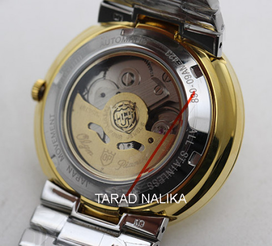 นาฬิกา Olym pianus sportmaster automatic sapphire 8909AM-434 สองกษัตริย์ หน้าปัดสีทอง 2