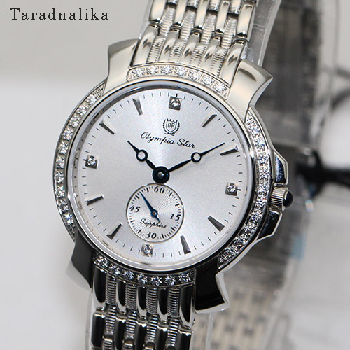 นาฬิกา Olympia star crytal lady sapphire 58045L-210