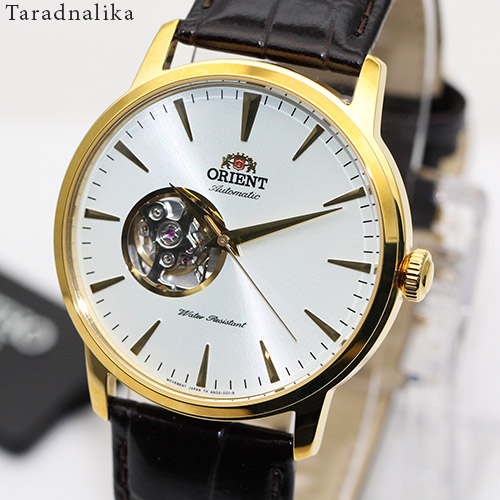 นาฬิกา Orient Automatic Semi skeleton สายหนัง ORAG02003W