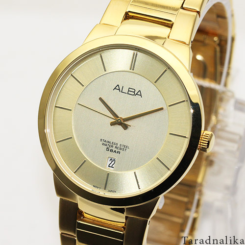 นาฬิกา ALBA Classic sapphire gent AS9874X1 เรือนทอง