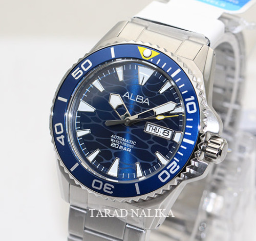 นาฬิกา ALBA  Sportive Automatic A3B021X1 ขึ้นลานที่เม็ดมะยมได้ กันน้ำลึก 200 ม.