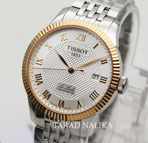 นาฬิกา Tissot Le Locle COSC 39mm 18k Gold Bezel  T932.408.41.033.00