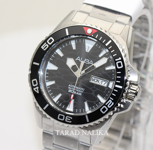 นาฬิกา ALBA  Sportive Automatic A3B019X1 ขึ้นลานที่เม็ดมะยมได้ กันน้ำลึก 200 ม.