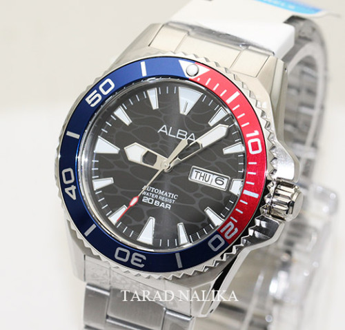 นาฬิกา ALBA  Sportive Automatic A3B017X1 ขึ้นลานที่เม็ดมะยมได้ กันน้ำลึก 200 ม.