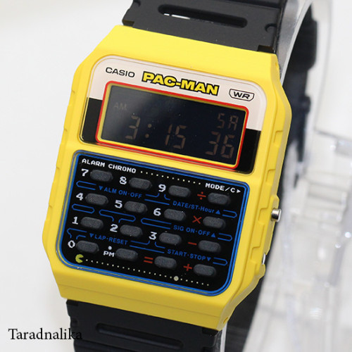 นาฬิกา CASIO X PACMAN เครื่องคิดเลข CA-53WPC-1BDR