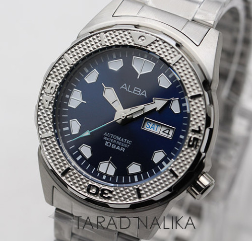 นาฬิกา ALBA  Sportive Automatic AL4559X1 ขนาด 42 มม. หน้าปัดน้ำเงิน