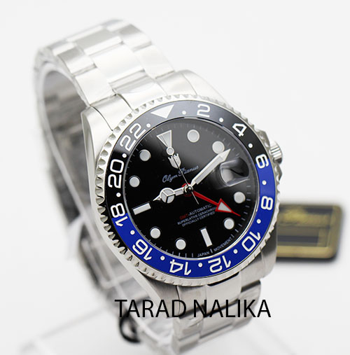 นาฬิกา Olym pianus Automatic GMT sapphire 899831AG4-445 ขอบดำน้ำเงิน 1