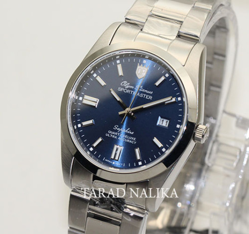 นาฬิกาข้อมือ  Olym Pianus sapphire sportmaster 89345M-616 หน้าปัดน้ำเงิน