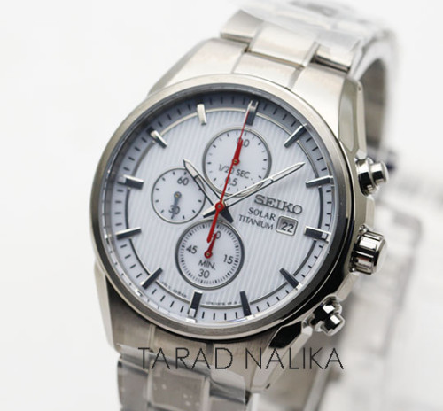 นาฬิกา SEIKO Solar TITANIUM Chronograph SSC363P1 ขนาด 42 มม.