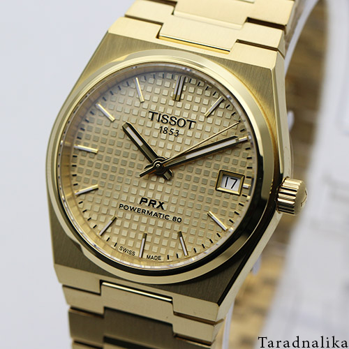 นาฬิกา TISSOT PRX POWERMATIC 80 T137.207.33.021.00  boy size 35 mm