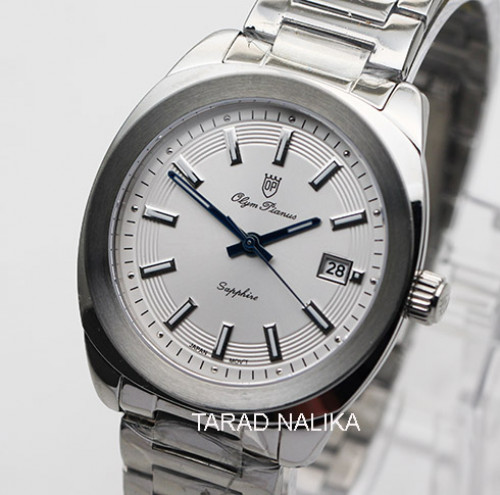 นาฬิกาข้อมือ Olym Pianus sapphire ควอทซ์ 5706m-430 หน้าปัดขาว