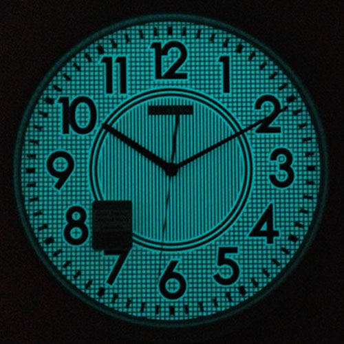 นาฬิกาแขวน SEIKO QXA629B ขนาด 14 นิ้ว ขอบสีน้ำตาล หน้าปัดเรืองแสง 1