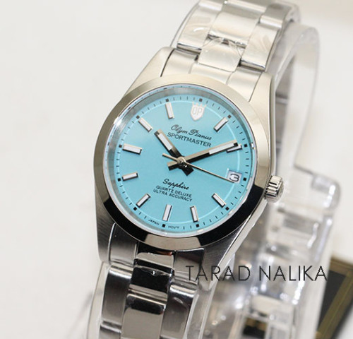 นาฬิกาข้อมือ  Olym Pianus sapphire sportmaster Lady 89345L-616  ผู้หญิง 30 มม. หน้าปัดฟ้า