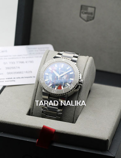 นาฬิกา Oris Aquis Date UpCycle 73377664150  41.5 mm. 3