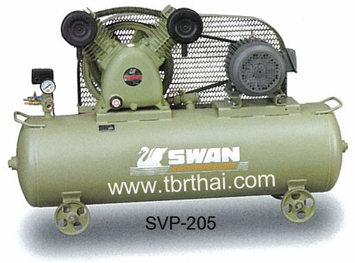 ปั๊มลม SWAN 5 แรงม้า รุ่น SVP-205 , Air Compressor SWAN Model:SVP-205