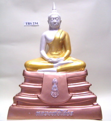 พระบูชาหลวงพ่อพระพุทธโสธร หน้าตัก 9 นิ้ว ( ลายสามกษัตริย์ )