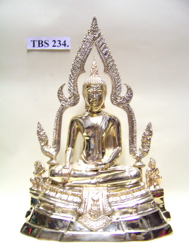 พระบูชาหลวงพ่อพระพุทธชินราช วัดพระศรีรัตนมหาธาตุ จังหวัดพิษณุโลก หน้าตัก 5 นิ้ว เนื้อทองเหลือง