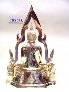 พระบูชาหลวงพ่อพระพุทธชินราช วัดพระศรีรัตนมหาธาตุ จังหวัดพิษณุโลก หน้าตัก 5 นิ้ว เนื้อทองเหลือง 2
