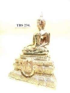 พระบูชา พระพุทธชินสีห์ หน้าตัก 5 นิ้ว วัดบวรนิเวศวิหาร เนื้อทองเหลือง ตรากาญจนาภิเษก 2