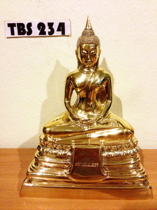 พระบูชาหลวงพ่อโสธร วัดโสธรวรารามวรวิหาร หน้าตัก 5 นิ้ว เนื้อทองเหลือง ปี2556 รุ่น3