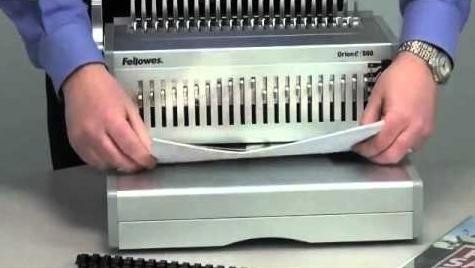 เครื่องเจาะกระดาษมือโยกและเข้าเล่มมือโยก Fellowes รุ่น Orion 500 (โอเรียน 500) 4