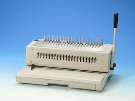 เครื่องเจาะกระดาษไฟฟ้าและเข้าเล่มแบบมือโยก รุ่น TCC-210EPB