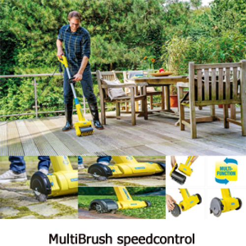 เครื่องขัดพื้น ขัดตะไคร่น้ำ Gloria รุ่น MultiBrush 2