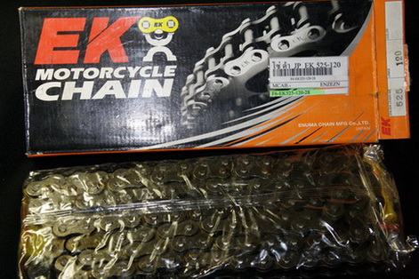 โซ่ 525 120ข้อ EKญี่ปุ่น Standard ดำ EK Roller chain