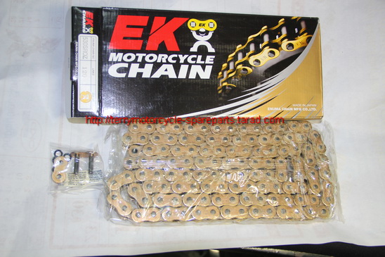 โซ่ 530 120ข้อ EKญี่ปุ่น O-ring สีทอง EK Roller chain